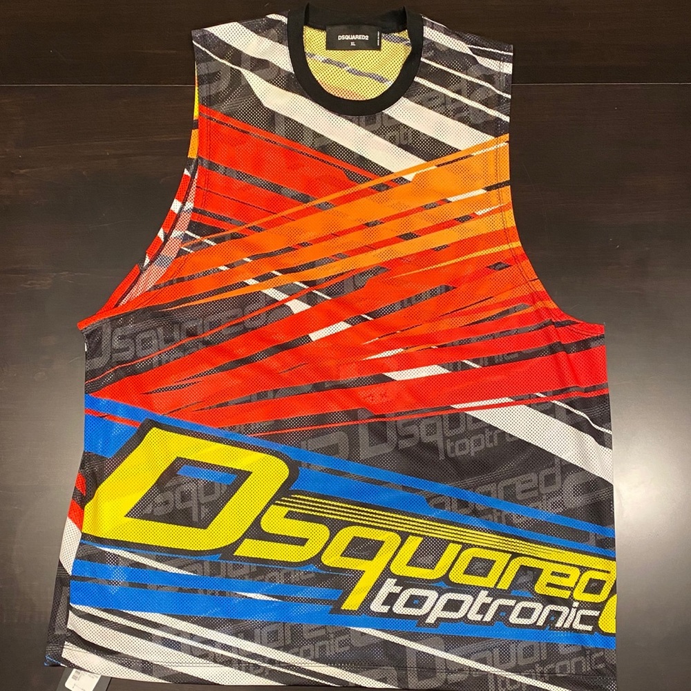 Men’s Authentic Dsquared2 “Taptronic” tank top